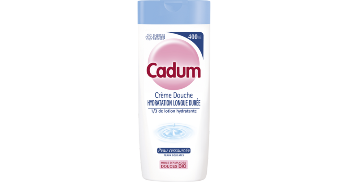Lot De 3 Gels Douche Cadum Douceur De Lait - 400ml Chacun - Senteur Amande - Neuf